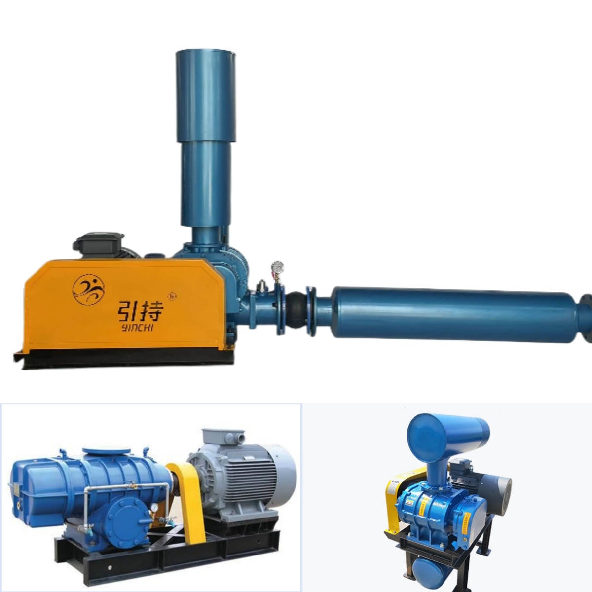 High Pressure Dense Type Roots Blower- စက်မှုလုပ်ငန်းသုံး အပလီကေးရှင်းများကို လိုက်မဖက်သော လေဖိအားဖြင့် စွမ်းအားပေးသည်။